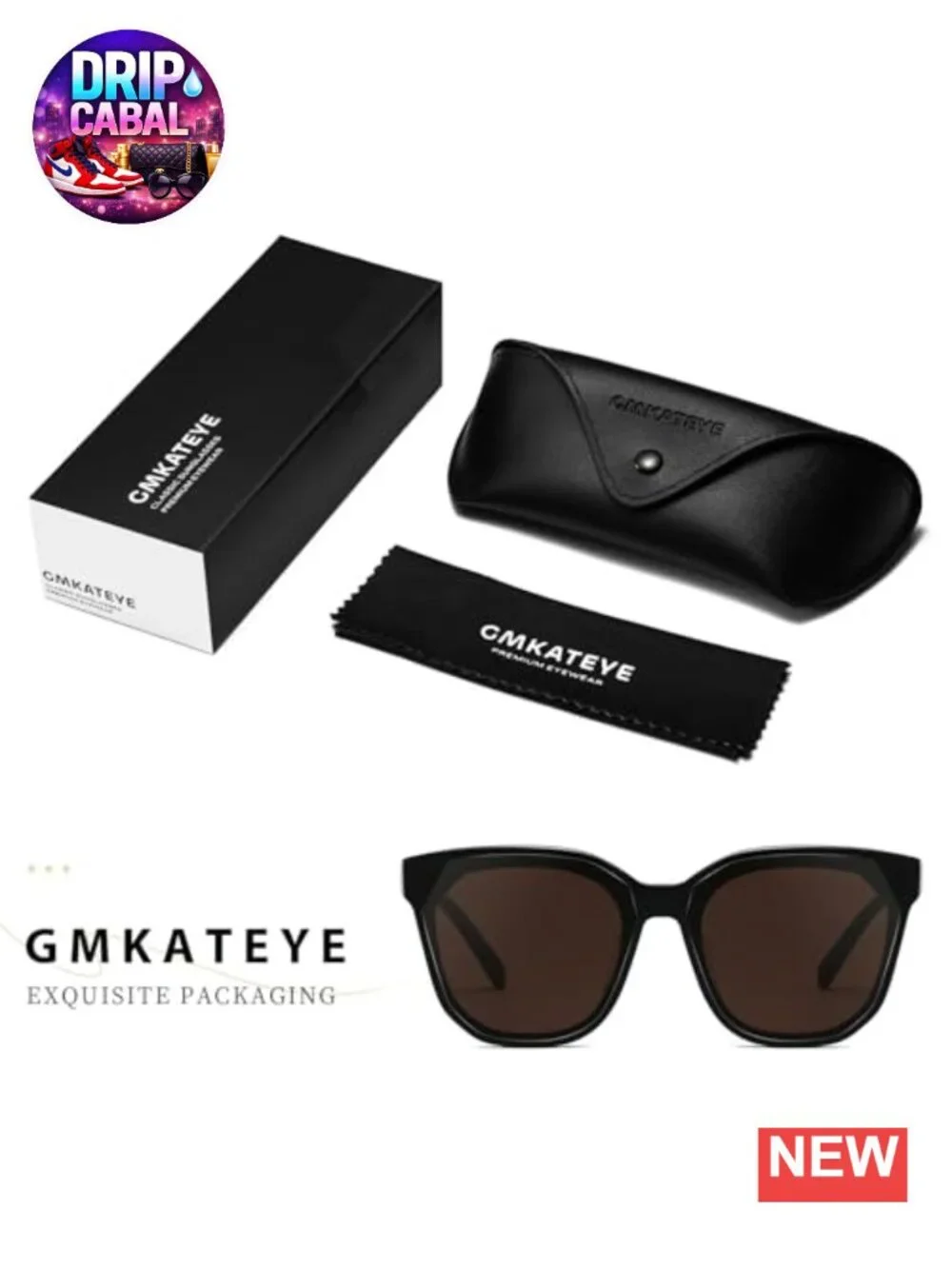 Oversized Square Acetate Sunglasses UV Protection Fashion Shades